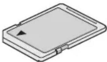 SANYO Xacti VPC-CS1TA - Media cards that can be used with this camera - 1