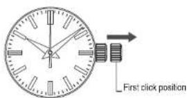 SEIKO 9S64 - How to set the time - 1