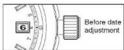 SEIKO 9S64 - How to set the date - 3