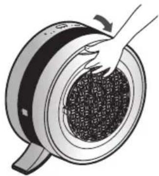 LG AS40GVGL2 - How to install the filter before using it - 1