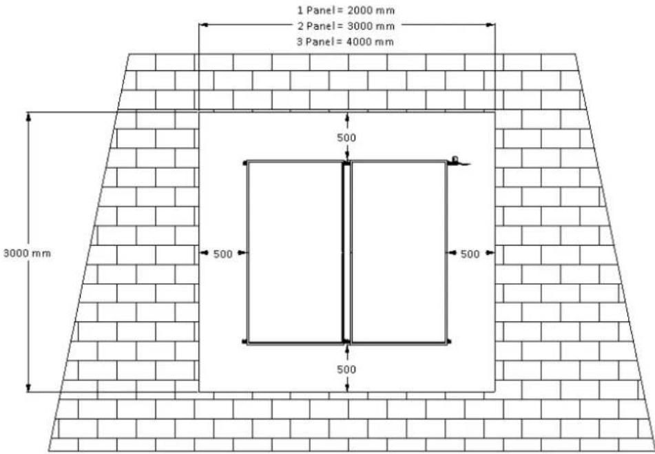 Envirosun TS300/5E - Collector and Tank Dimensions - 1