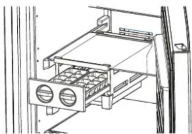 Kernau KFUF 15162 NF W - Do not fill the icebox with water in order to make ice. It can break. - 1