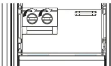 Kernau KFUF 15162 NF W - Do not fill the icebox with water in order to make ice. It can break. - 2