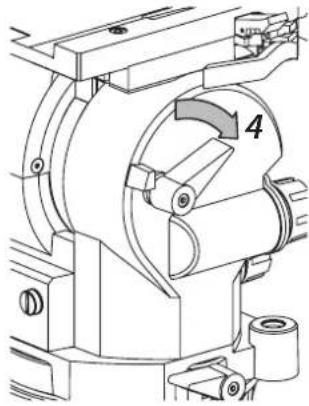 Libec QD-10M - D: Cambiar el torque para deslizamiento e inclinación - 2