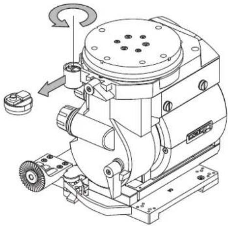 Libec QD-10M - G: Ajuste de contrapeso - 2