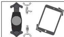 CTA Digital PAD-CFSM - Custom Flex Suction Mount - 8