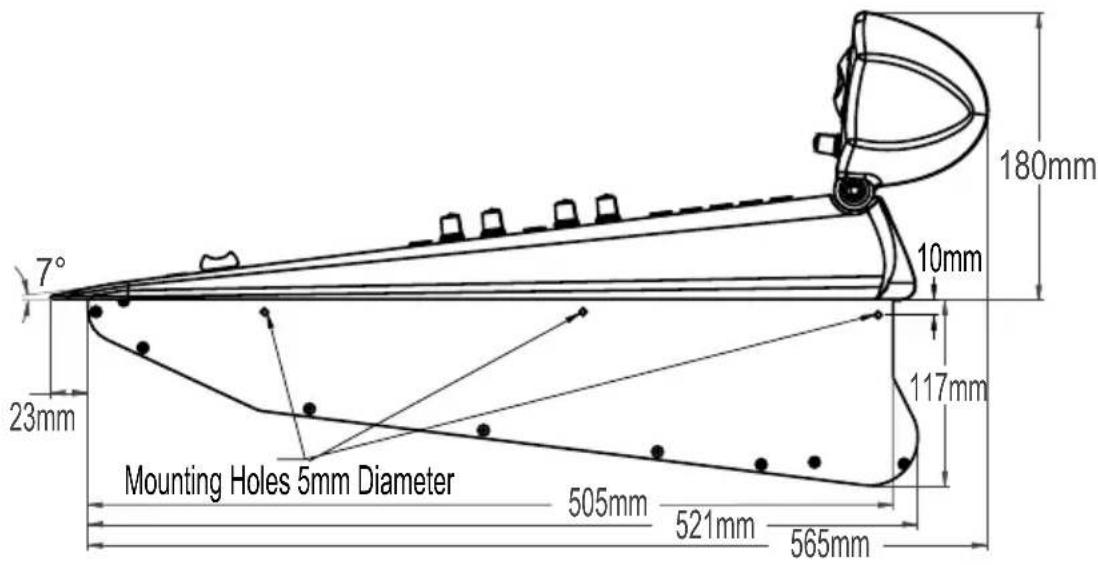 Sonifex S2-MB2 - Dimensions and Cut-Out Sizes - 1