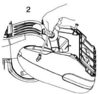 Powr-Flite PF62EC - Cleaning the Rotating Cleaning Brush/Replacing the Drive Belt - 2
