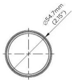 Ø54,7mm (2.15")
