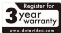 DataVideo TLM-170KR - Three Year Warranty - 1