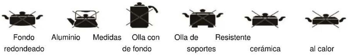 Jocel JP1I009159 - 1) Ollas utilizables - 2