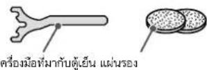 HITACHI R-WX670KT - ใช้เครื่องมือที่มา กับตู้เย็นและแผ่นรอง 2 อัน - 1