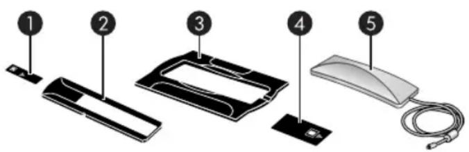 HP Scanjet 7600 - Koble til kabelen for transparentadapteren (TMA) - 1