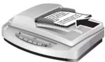 HP Scanjet 7600 - Fjerne fastkjørt papir fra dokumentmateren - 3