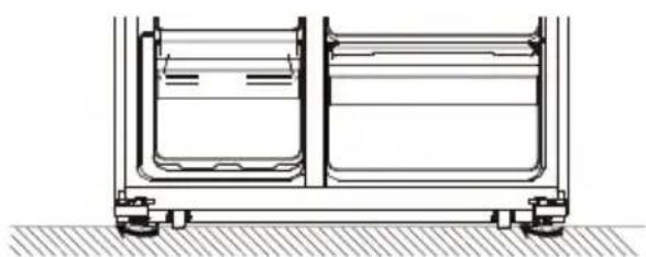 SVAN S418800ENFN - Nivelación del refrigerador - 2