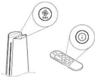 LG PuriCare Aero Fan U9CS1C - Configuración de pantalla de espera - 1