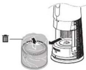 LG PuriCare Aero Fan U9CS1C - Removing filter vinyl and packing material - 2