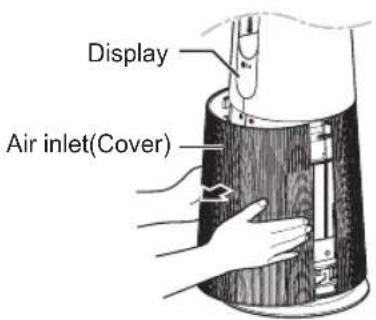 Display Air inlet(Cover)