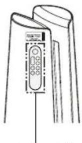 LG PuriCare Aero Fan U9CS1C - Storing the Remote Controller - 1