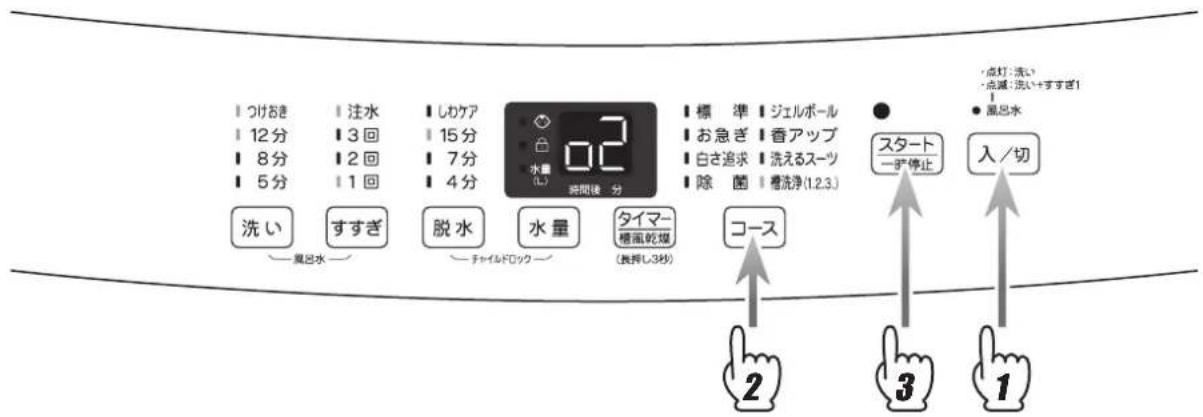 HAIER JW-U55B - (槽洗浄2コース) (槽洗浄2コース) - 1