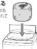 HAIER JW-C60A - 準備した毛布を入れる - 1
