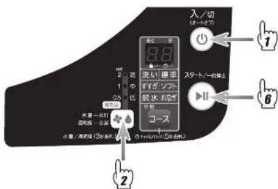 HAIER JW-K33G - 洗濯のしかた - 1