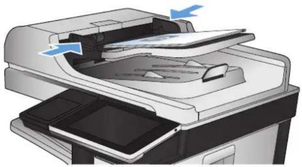 HP Color LaserJet Managed MFP M775 - スキャンした文書をプリンタのメモリ内のフォルダに保存する - 1