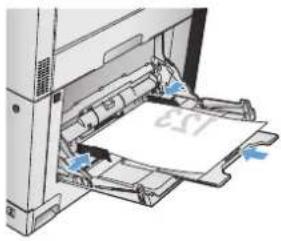 HP Color LaserJet Managed MFP M775 - トレイの給紙容量と用紙の向き - 3