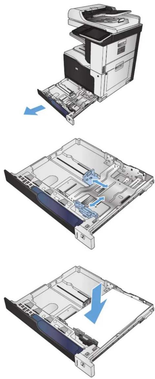 HP Color LaserJet Managed MFP M775 - トレイ 2へのセット - 1