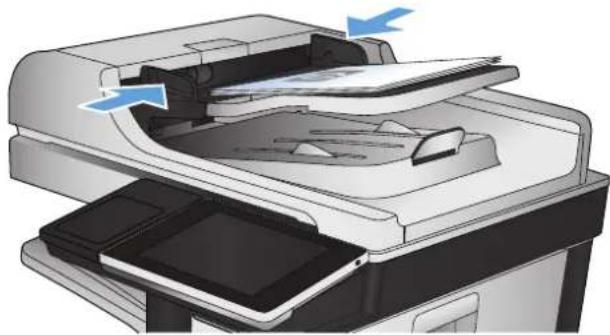 HP Color LaserJet Managed MFP M775 - 手動番号入力によるファックス送信 - 1