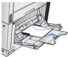HP Color LaserJet Managed MFP M775 - トレイの給紙容量と用紙の向き - 5