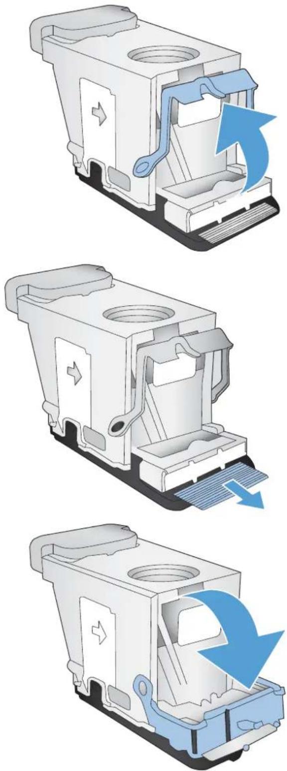 HP LaserJet MFP M725 - 文書フィーダの紙詰まりの解消 - 10