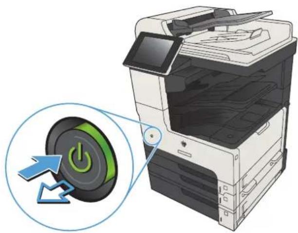 HP LaserJet MFP M725 - スキャナ ガラスにごみや汚れがないか検査する - 1