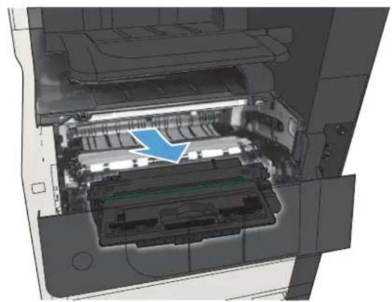 HP LaserJet MFP M725 - トナーカートリッジの交換 - 2