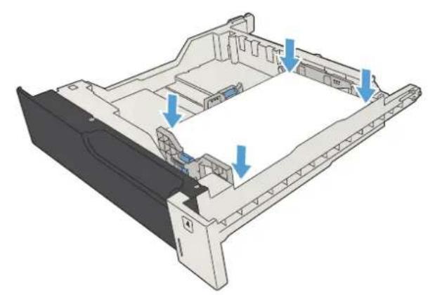 HP LaserJet MFP M725 - 枚トレイへの用紙のセット - 2