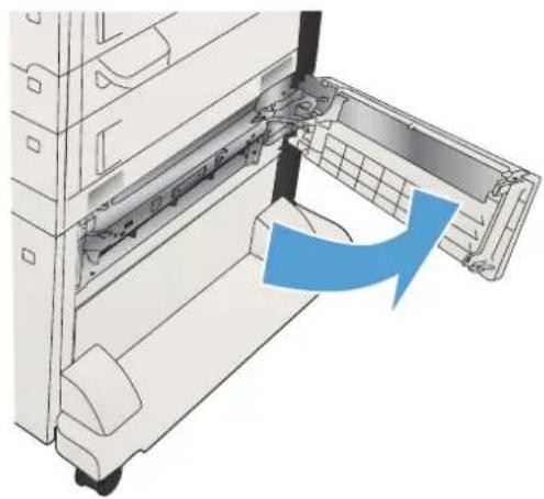 HP LaserJet MFP M725 - 3,500 枚大容量トレイの紙詰まりの解消 - 3