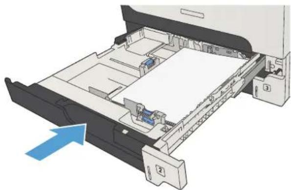 HP LaserJet MFP M725 - トレイ 2 およびトレイ 3 の紙詰まりの除去 - 3