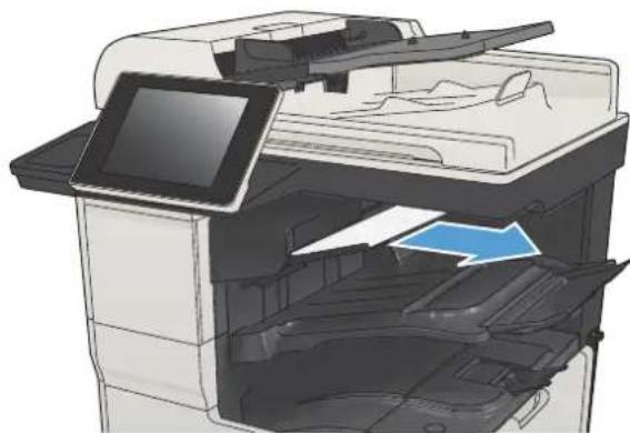 HP LaserJet MFP M725 - 文書フィーダの紙詰まりの解消 - 4