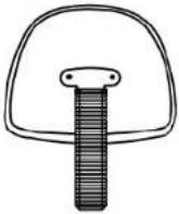 BOSS B317 - ON THE BOTTOM OF SEAT CUSHION. - 1