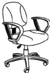 BOSS B317 - ON THE BOTTOM OF SEAT CUSHION. - 17