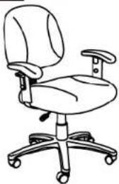 BOSS B317 - ON THE BOTTOM OF SEAT CUSHION. - 16
