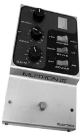 MODE SEAR GAIN 1/2 30 50 1/2 30 50 LOW RANGE DOWN DRIVE OFF HIGH UP ON POWER MU-TRON III mus/tronics