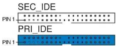 SEC_IDE PIN 1 PRI_IDE PIN 1