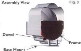 Assembly View Fig. 3 Dowel Frame Base Mount