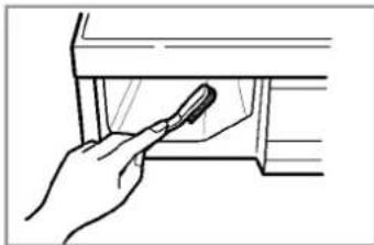 LG DWM-1100 - ■ Urtaget för doseringsbebehållaren - 1