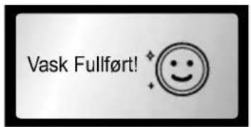 Vask Fullført!