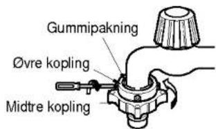 Gummipakning Øvre kopling Midtre kopling