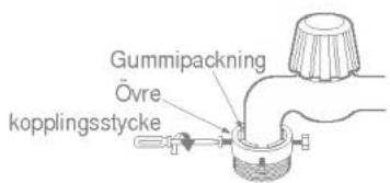 Gummipackning Övre kopplingsstycke