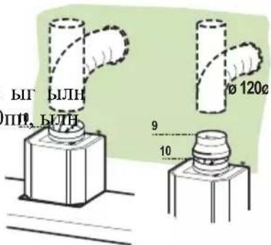 LG DC6122GAU - DUCTED VERSION AIR EXHAUST SYSTEM - 1