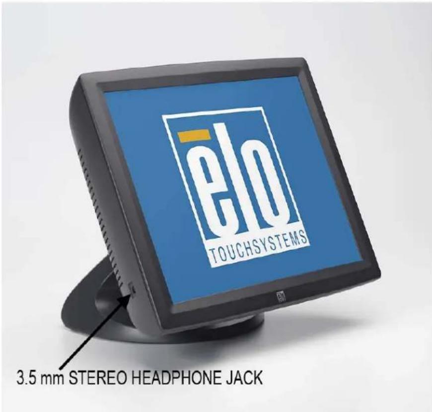 elo TOUCHSYSTEMS 3.5 mm STEREO HEADPHONE JACK